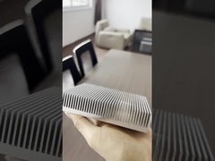 โปรไฟล์สกัดกรองระบายความร้อนแบบ Anodized ของธรรมชาติ สําหรับแสง LED / เครื่อง