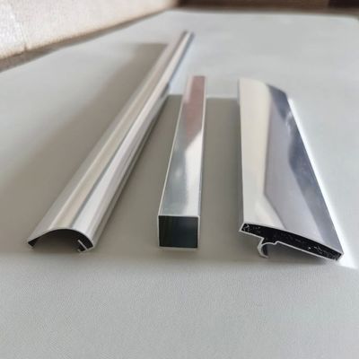 Custom Polished Bright Anodized Aluminum Extrusion Profile for Shower Room with Precision Cutting