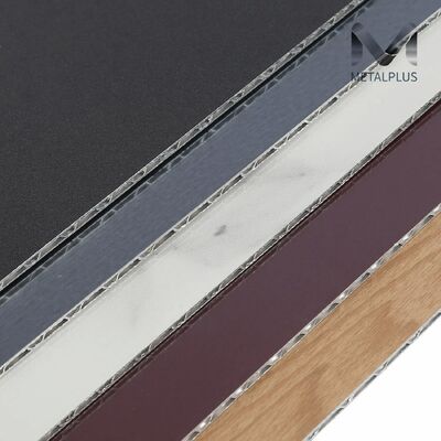 Fireproof Light Weight Aluminum Composite Panel ACP Customized for Decoration Building Walls