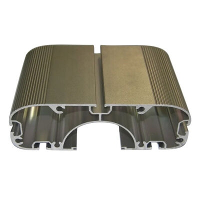 Powder Coated Aluminium Extrusion Profile 6082 6063 for Industrial Construction
