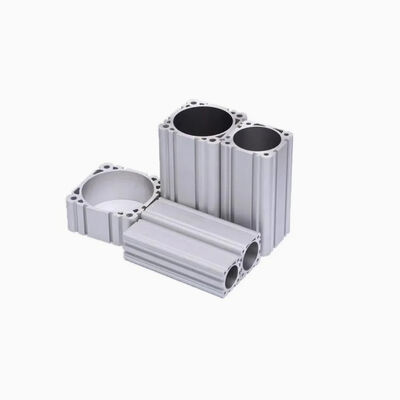 Silvery Sandblast Anodized /Polished High Power Semiconductor Electronicsaluminum Extrusion Profiles for Connector Box / Shell
