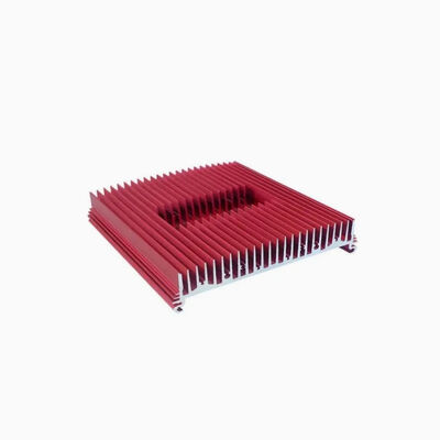 Silvery Sandblast Anodized /Polished High Power Semiconductor Electronicsaluminum Extrusion Profiles for Connector Box / Shell
