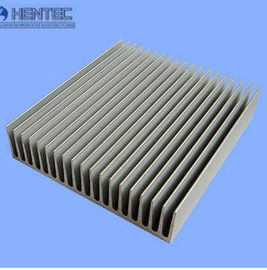 Silkscreened Aluminum Heatsink Extrusion Profiles Round / Square / Triangle
