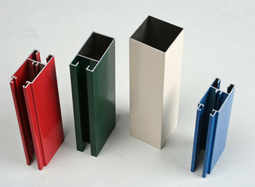 Powder Painting Aluminum Window Extrusion Profiles Satin Bronze Black
