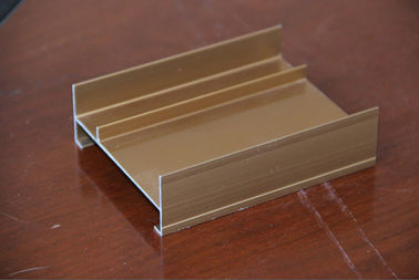 ออฟฟิศ / ห้องน้ำ Windows 6061 รายละเอียดอลูมิเนียมโปรไฟล์ไม้เคลือบรีดอลูมิเนียม Extrusion