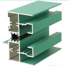 6005 T5 อลูมิเนียมหน้าต่างรายละเอียดการอัดรีดด้วยโรงสีเสร็จ / ทาสีผง / ผิว Anodized