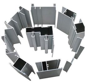 เคมี / เครื่องกล T6 / T66 อลูมิเนียม 6000 ซีรี่ส์หน้าต่างโปรไฟล์การอัดขึ้นรูปสำหรับห้องรับแขก