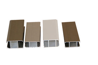 ผงเคลือบอลูมิเนียม 6063-t5 กรอบหน้าต่าง / ส่วนกำหนดค่า 60 - 80 um สำหรับห้องอาหารเย็น