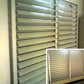 รายละเอียดอลูมิเนียมอุตสาหกรรมตาบอด / ชัตเตอร์รายละเอียดการอัดขึ้นรูป Louver / Jalousie