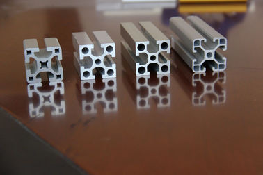 6061 ระบบโปรไฟล์อลูมิเนียมเงินสำหรับเครื่องจักร
