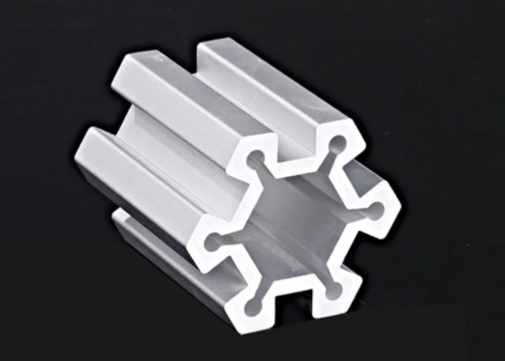 โปรไฟล์การอัดขึ้นรูปอลูมิเนียมระบายความร้อนด้วยอโนไดซ์ 4 แกน CNC Machining