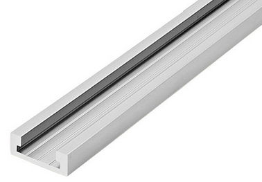 โครงสร้างอลูมิเนียมแผ่นอลูมิเนียม Extrusion Channel แผ่นบาง Thun Wall U Type