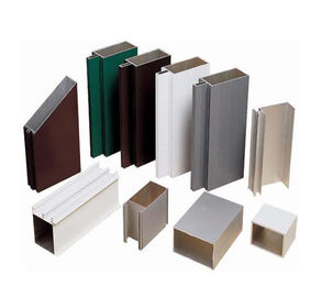 Satin Anodized Aluminum Extrusion Profile , Construction aluminum extruded shapes
