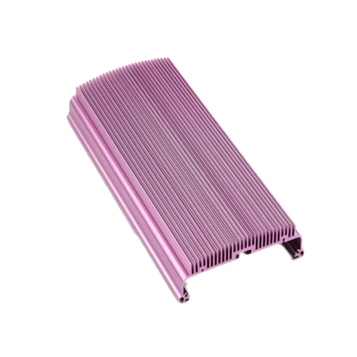 เครื่องจักร CNC ที่กําหนดเอง 6063 อลูมิเนียม Heatsink Extrusion Profiles Anodized
