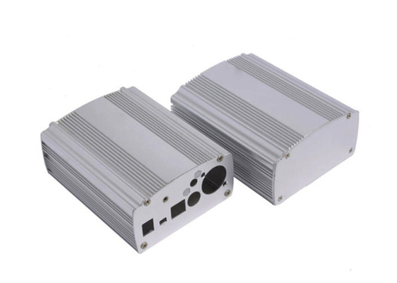 การพิมพ์ผ้าไหม อลูมิเนียม Extrusions สําหรับอิเล็กทรอนิกส์ / ตู้ AMP พลังงานที่กําหนดเอง / OEM วงจรปิด