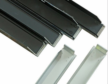 Silvery Alloy Mounting Aluminum Solar Panel Frame High Accuracy