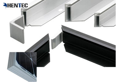6063- T5 กรอบอลูมิเนียมอะโนไดซ์ที่มีตัวเชื่อมต่อแบบ Screw / Conner Joint