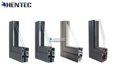 โปรไฟล์การอัดขึ้นรูปหน้าต่างอลูมิเนียมแบบลึกสำหรับหน้าต่าง Silding / Casement Window