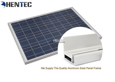 CA และ CE แผงโซลาร์เซลล์แสงอาทิตย์ขนาด 6063-T5 ที่มี Oxidized / Anodizing