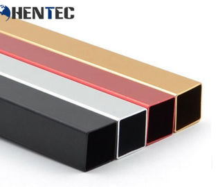 รูปทรงสี่เหลี่ยมหุ้นอลูมิเนียมอัดขึ้นรูป CNC การประมวลผลลึกที่กำหนดเอง