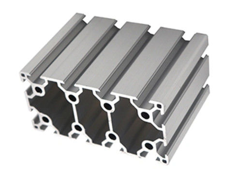 Silvery Black Anodized 6063 T4 ระบบการอัดรีดอลูมิเนียม T Slot Assembly Stage