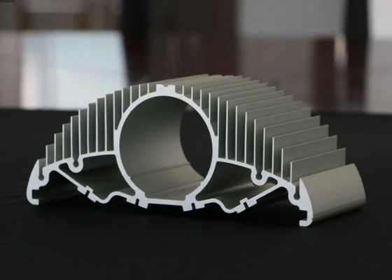 ระบายความร้อนด้วยอากาศขนาดใหญ่ Cnc Machining Aluminium Heatsink Extrusion