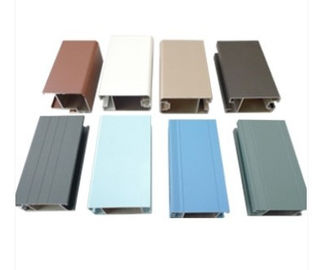 6063 - T5 Extruded Aluminum Door Frames Powder Spray Coated