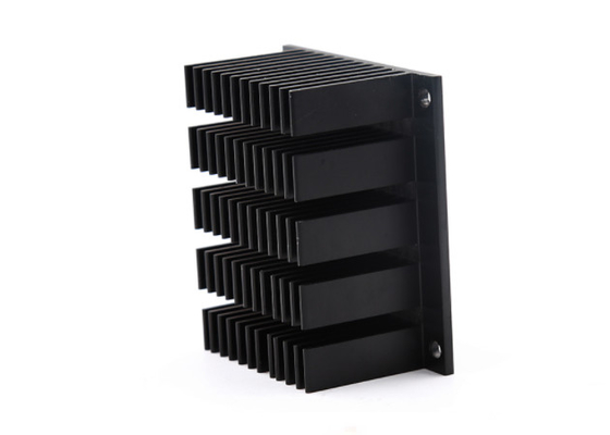 Alodine Anodized Aluminium Heatsink Extrusion Profiles 6061 ล้อแม็ก T5 Temper