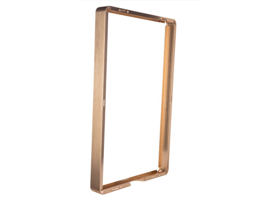 Anodized กำหนดเองอุตสาหกรรมอลูมิเนียมโปรไฟล์กรอบทีวี / Photo Snap Frame